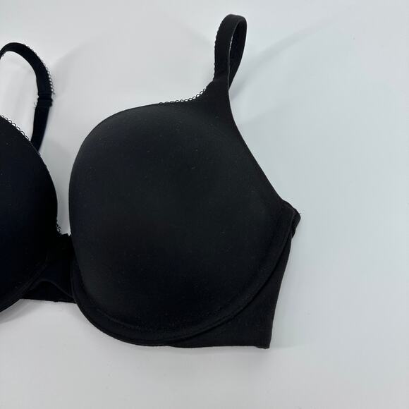 Victoria Secret Body by Victoria Perfect Shape Black Padded Underwire Bra 34DD - Picture 4 of 10